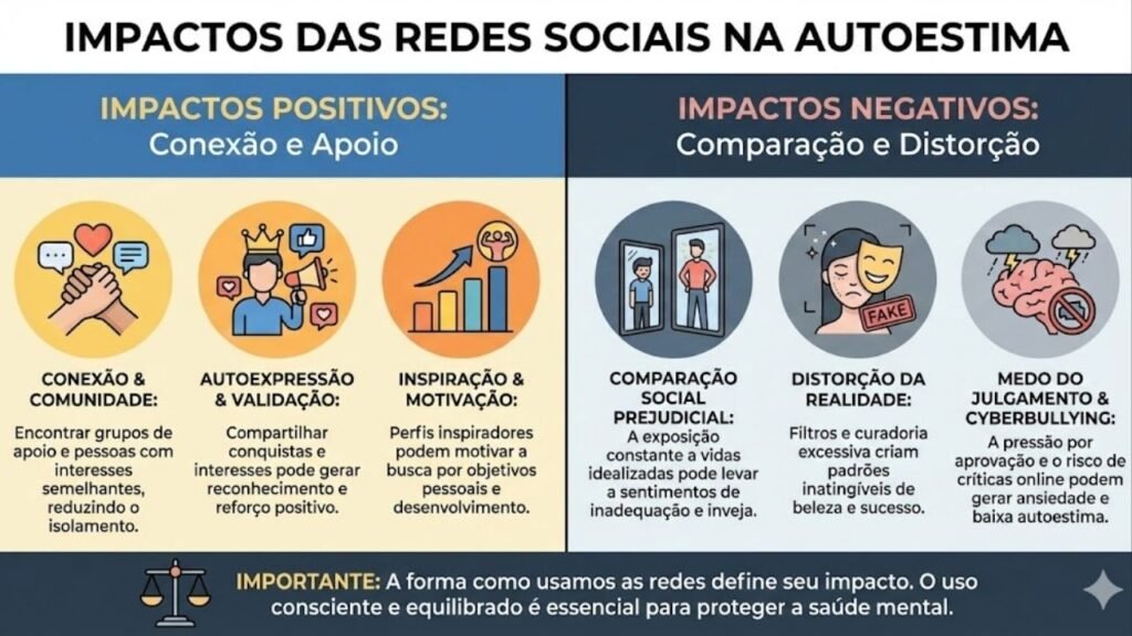 Como redes sociais silenciosamente estão minando sua autoestima e afetando sua saúde mental sem que você perceba