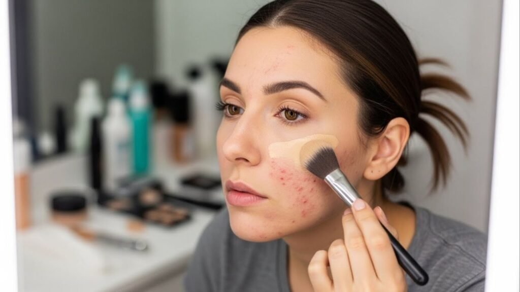 Maquiagem boa não basta: se você tem acne, precisa fazer isso na limpeza ou vai continuar com o rosto irritado