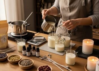 Transforme restos de velas em peças decorativas incríveis usando potes de vidro que iriam para o lixo e crie sua própria coleção