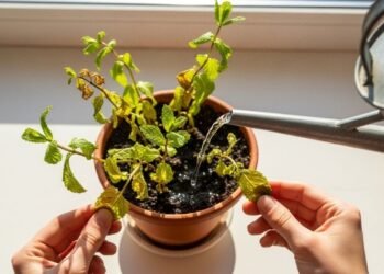 Parece morta, mas não está: veja o truque que faz sua menta seca renascer mesmo após semanas no sol forte