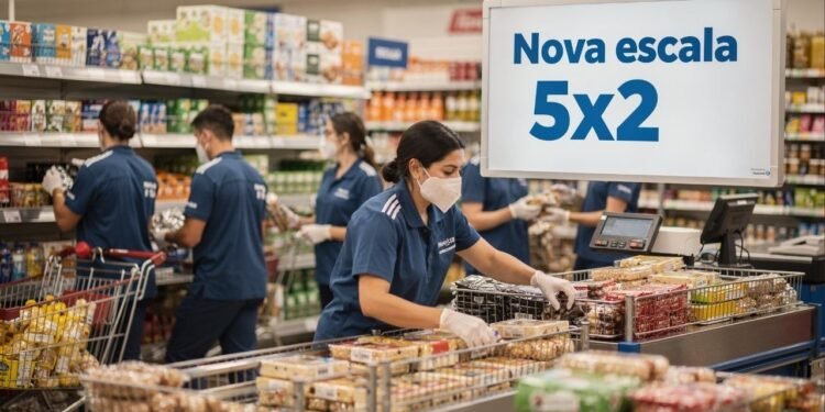 Escala 6x1 começa a cair: supermercado de SP adota 5x2 e deixa trabalhadores em choque com a folga dupla