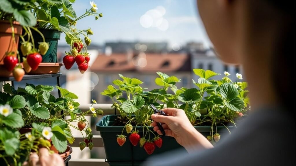 Você tem varanda? Então pode colher morangos orgânicos em 45 dias e nunca mais depender dos agrotóxicos
