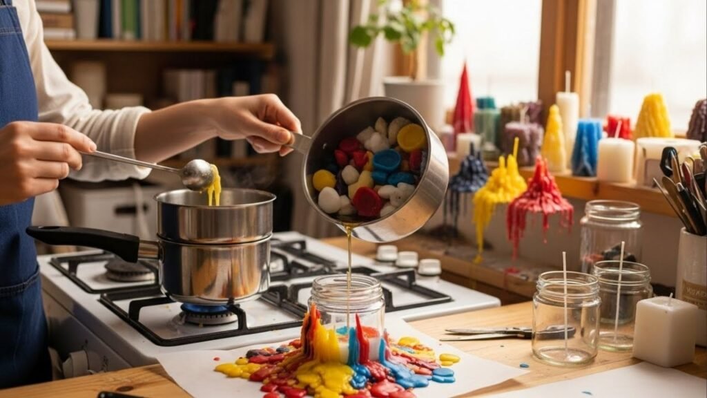 Transforme restos de velas em peças decorativas incríveis usando potes de vidro que iriam para o lixo e crie sua própria coleção