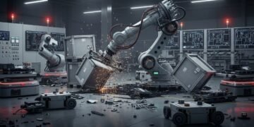 Sistema automatizado falha, operário morre e tragédia reabre discussão sobre limites da tecnologia sem segurança humana na indústria