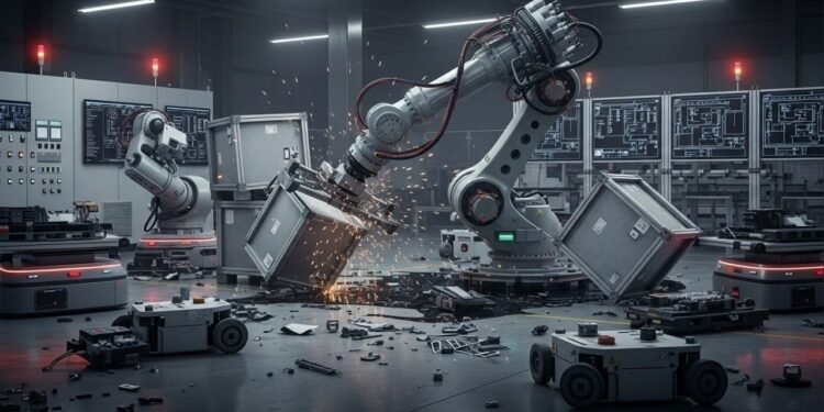 Sistema automatizado falha, operário morre e tragédia reabre discussão sobre limites da tecnologia sem segurança humana na indústria