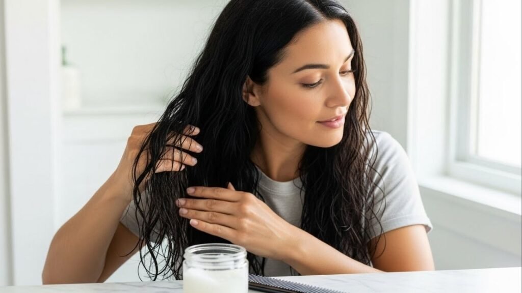 Pontas duplas vão sumir enquanto você dorme! Veja como usar óleo de coco da forma certa e salvar seu cabelo sem gastar muito