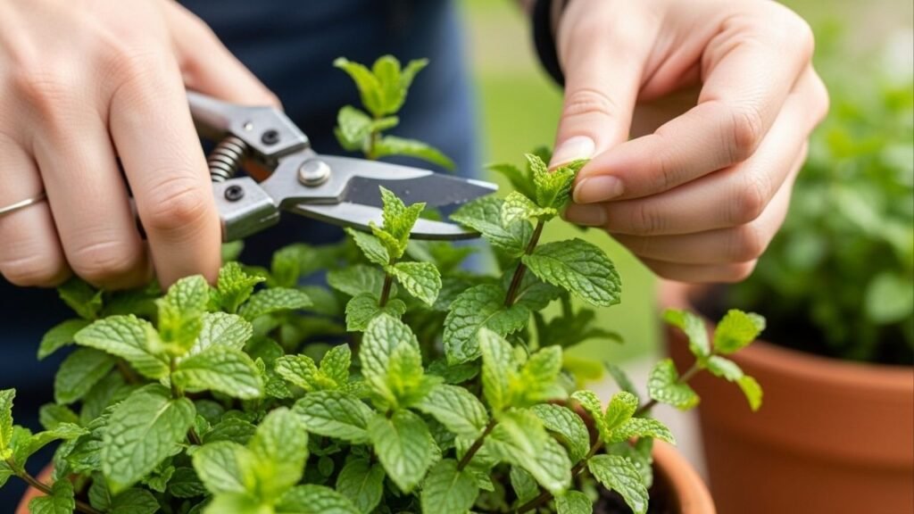 Parece morta, mas não está: veja o truque que faz sua menta seca renascer mesmo após semanas no sol forte