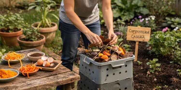 Essa solução barata para o lixo da sua cozinha está gerando economia, ajudando o planeta e fazendo plantas explodirem de vida