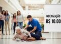 Idosa de 83 anos cai em shopping por causa de quiosque mal instalado e indenização chega a R$ 10 mil por risco à segurança dos clientes