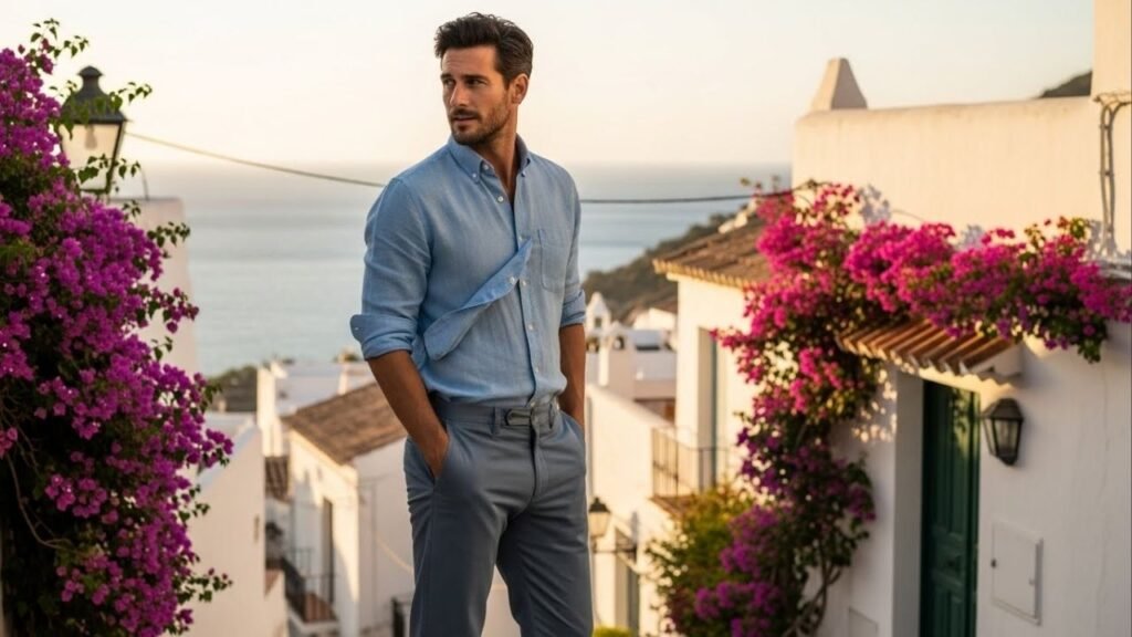 Homens estão abandonando roupas justas e investindo na chino relaxed: entenda por que essa peça virou sinônimo de estilo equilibrado