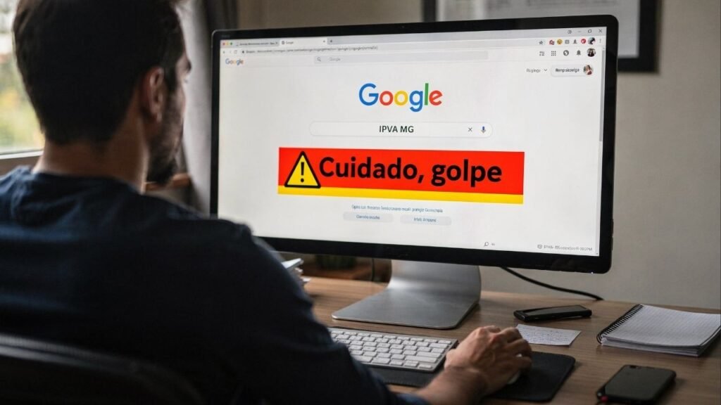 Digitou “IPVA MG” no Google e caiu num site com Pix? Cuidado, você pode ter pago o imposto para um golpista sem saber
