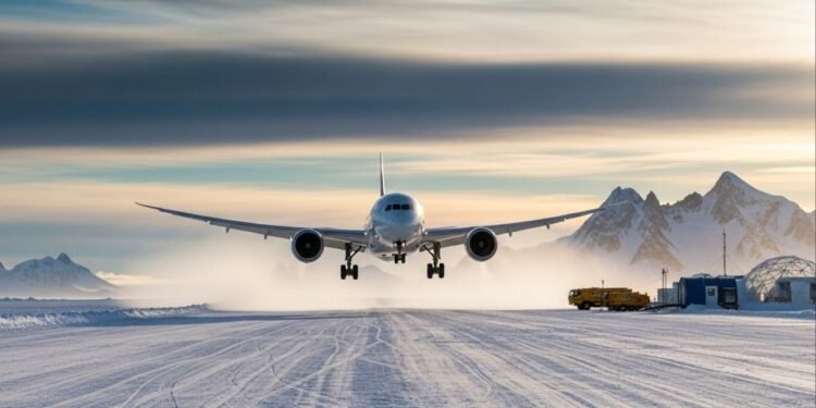 Boeing 787 pousa na Antártida pela primeira vez e inaugura nova era na ciência polar com menor custo e impacto ambiental