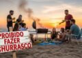 Proibição pega turistas de surpresa e churrasco na areia vira alvo de apreensão nas praias de Camaçari