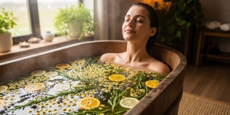 O ritual com água quente e plantas calmantes que ajuda o cérebro a desligar e induz um sono mais profundo e restaurador