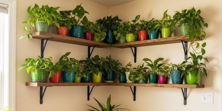 Veja como prateleiras e suportes transformam qualquer espaço em um mini jardim vertical que parece saído do Pinterest