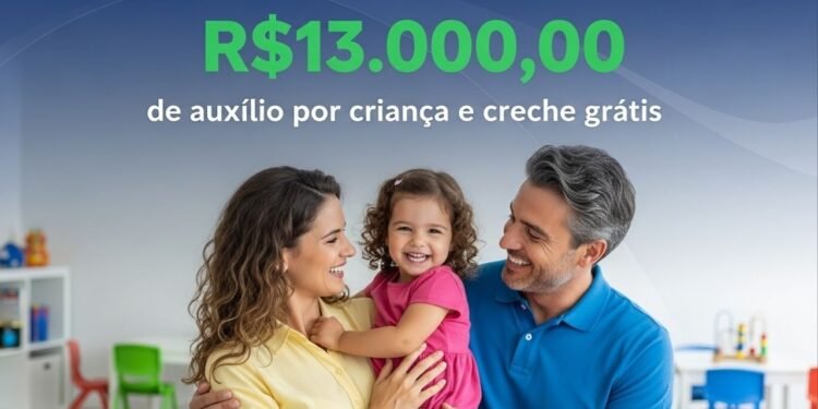 Famílias estão recebendo até R$ 13 mil por criança em benefício automático com creche gratuita garantida e comparação com Brasil vira debate