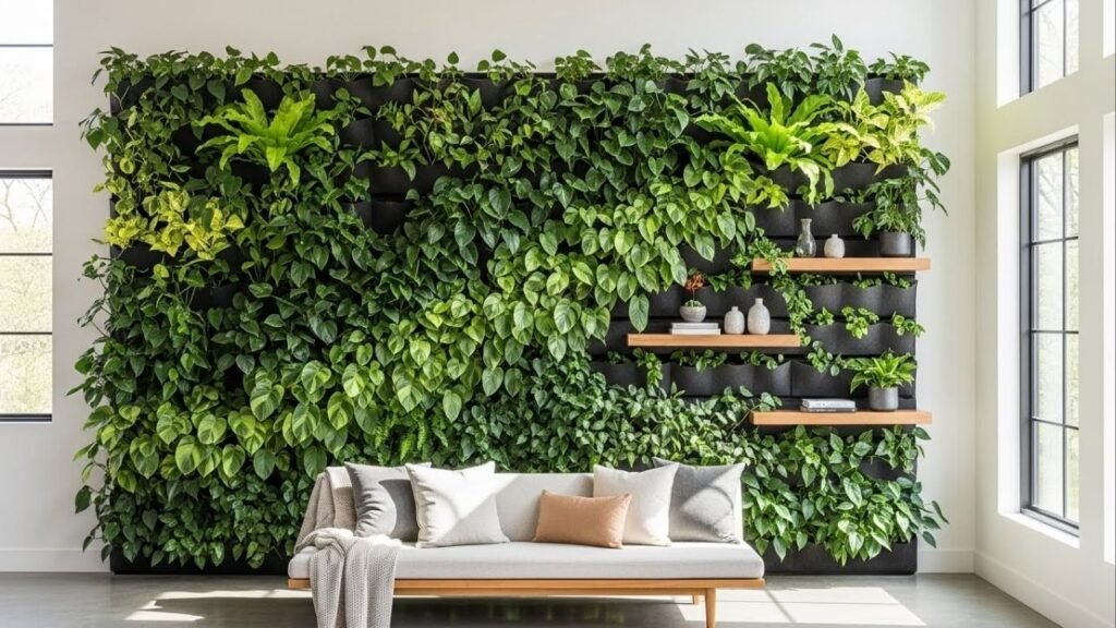 Veja como prateleiras e suportes transformam qualquer espaço em um mini jardim vertical que parece saído do Pinterest