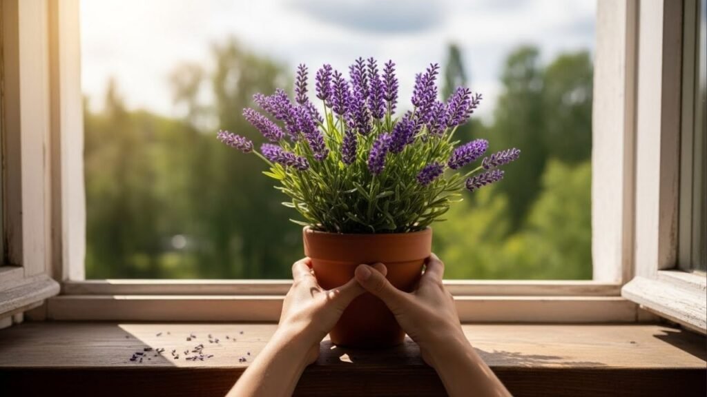 Essa planta perfumada na janela cria uma barreira invisível que espanta mosquitos sem veneno nem esforço