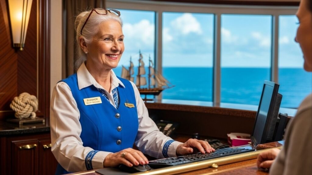 Enquanto muitos planejam sossego, ela escolheu trabalhar em alto-mar e encontrou uma nova forma de viver com propósito