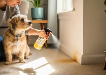 Xixi fora do lugar? Essa mistura caseira neutraliza o cheiro e evita que seu pet volte a urinar no mesmo ponto