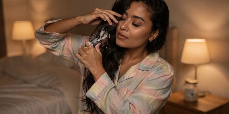 O que acontece com seu cabelo enquanto você dorme com óleo de coco no fio? A resposta vai muito além do brilho