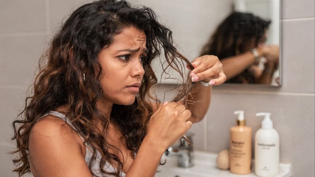 O que acontece com seu cabelo enquanto você dorme com óleo de coco no fio? A resposta vai muito além do brilho