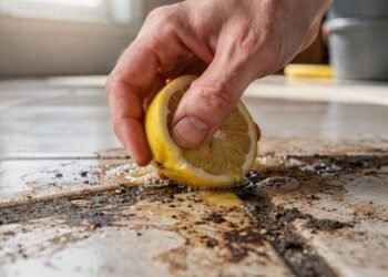 Seu rejunte está encardido? Aprenda a limpar com limão e veja o resultado na hora sem gastar com produtos agressivos e caros