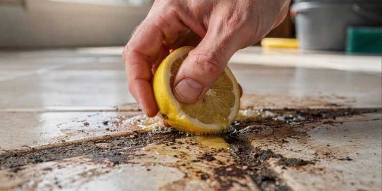 Seu rejunte está encardido? Aprenda a limpar com limão e veja o resultado na hora sem gastar com produtos agressivos e caros