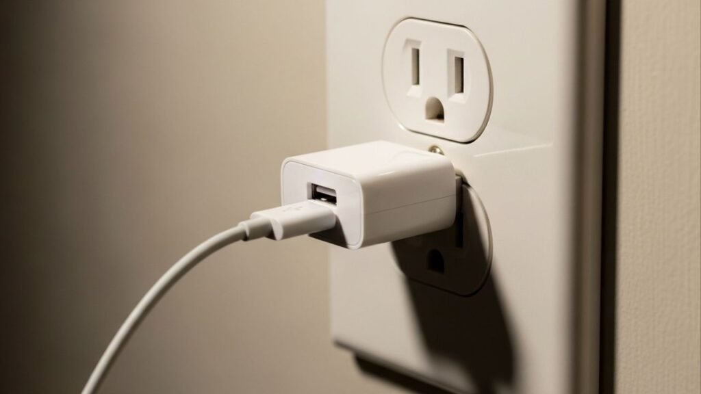 Você deixa o carregador na tomada? Veja por que esse hábito comum aumenta risco de incêndio mesmo sem o celular conectado