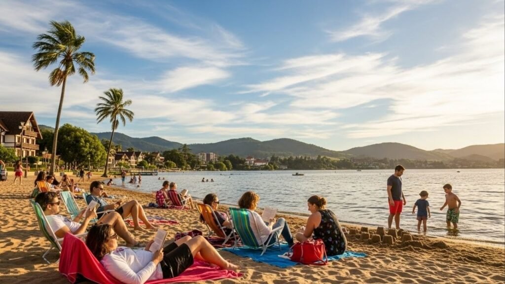 Nova regra em Gramado pega turistas de surpresa e já faz gente perder a caixa de som nos parques sem chance de defesa