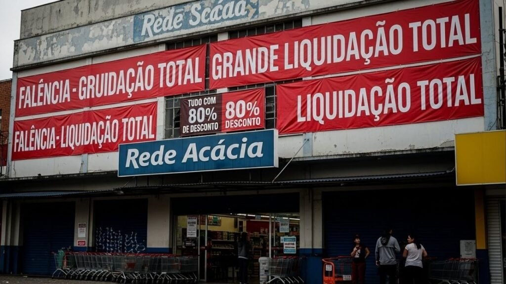 Falência de rede de supermercados deixa rombo milionário e afeta trabalhadores no interior de Santa Catarina
