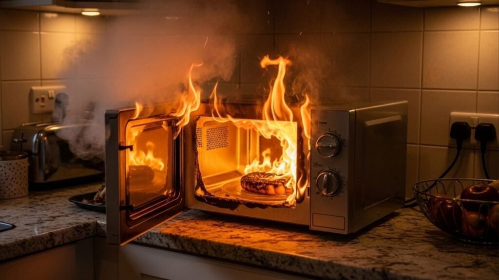 Ligou o micro-ondas vazio? Veja o que pode acontecer em segundos e por que esse erro custa quase o preço de um novo