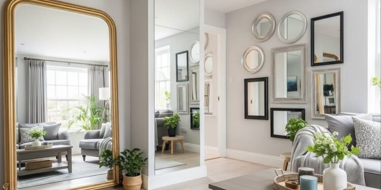 Quer que sua casa pareça maior clara e moderna? Use espelhos assim e descubra por que esse truque está dominando