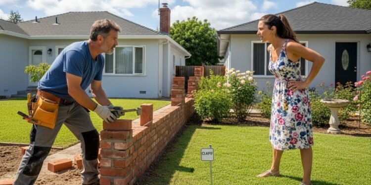 Avanço de muro sobre terreno vizinho aciona direito à indenização ou demolição e Justiça analisa cada caso com base no Código Civil