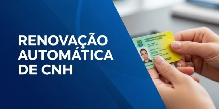 Renovação automática da CNH já está valendo e milhares vão receber o novo documento sem sair de casa nem pagar taxa