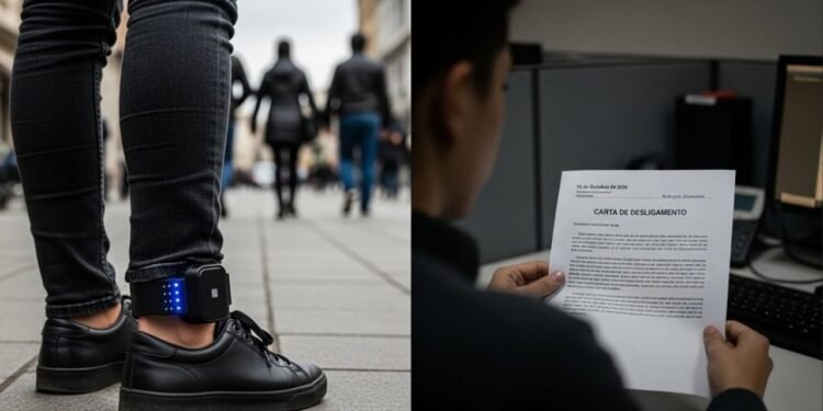 Demitido após revelar tornozeleira, funcionário vence na Justiça e empresa terá que pagar R$ 8 mil por dano moral e estigma social