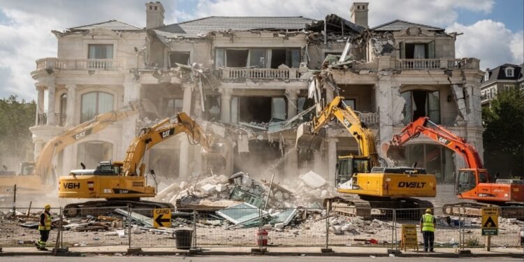 Mansão de luxo avaliada em R$ 7,5 milhões é demolida após reforma ilegal e o motivo está deixando investidores em alerta máximo