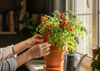 Aprenda o passo a passo pra cultivar tomate-cereja uma vez e colher por meses mesmo morando em apartamento