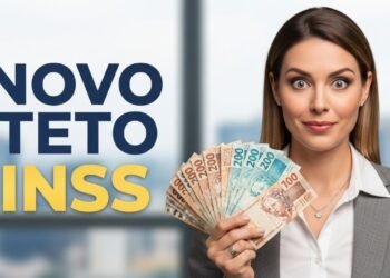 Novo teto do INSS em 2026 altera o valor real do desconto e quem ganha acima do mínimo vai sentir a diferença direto no bolso