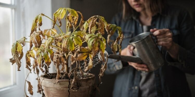 Parece cuidado, mas é excesso: este erro simples na rega está apodrecendo suas plantas mesmo quando você acha que está fazendo certo