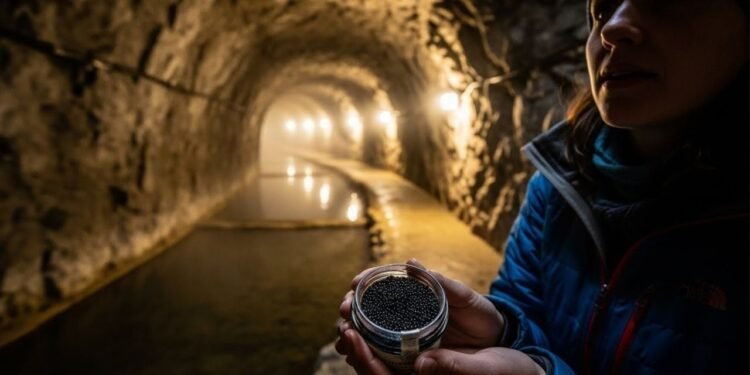 Como um túnel suíço com vazamento inesperado virou referência global em caviar, frutas tropicais e economia circular nas montanhas