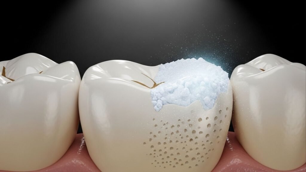 A verdade por trás do clareamento com bicarbonato: o que ele faz no seu dente ninguém mostra no vídeo de “antes e depois”