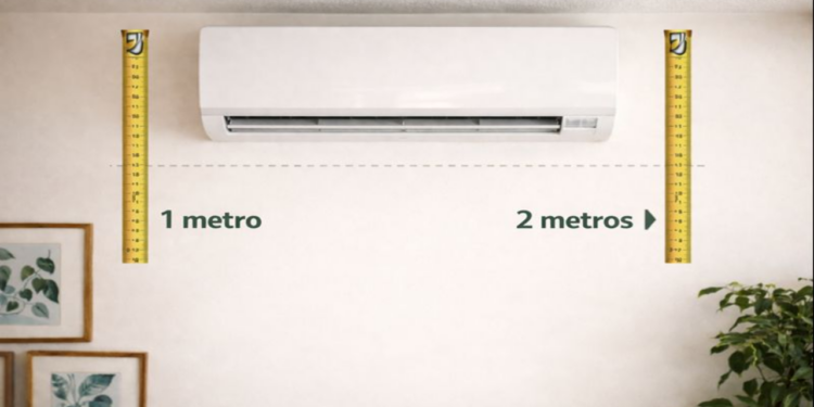 O detalhe na altura do ar-condicionado que faz diferença