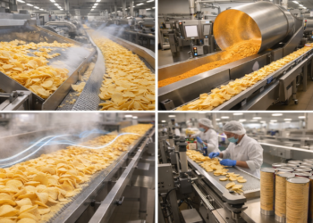 Confira o incrível processo de fabricação das batatas Pringles