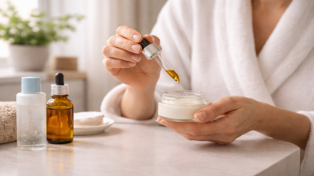 Mistura de farmácia viraliza por ajudar a desinflamar a pele e recuperar o brilho natural