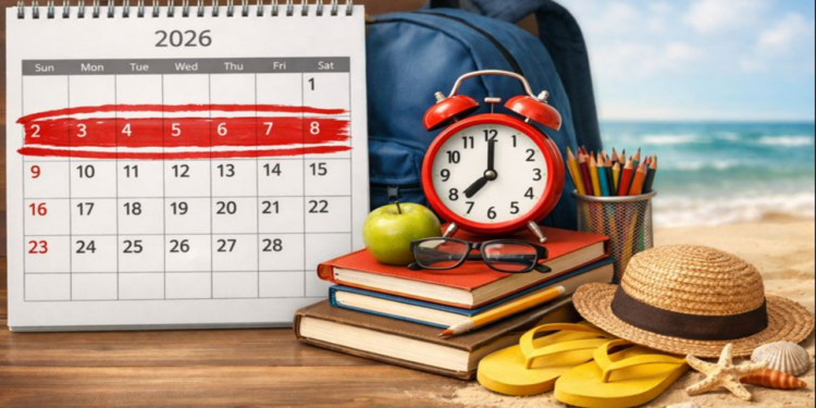 Calendário escolar de 2026 muda férias e mexe na rotina das famílias