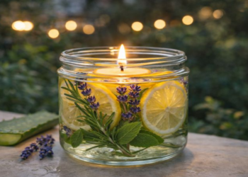 Velas repelentes naturais ajudam a afastar mosquitos