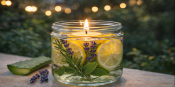 Velas repelentes naturais ajudam a afastar mosquitos