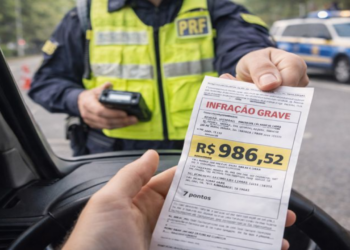 Multa por sinal vermelho dispara e vira uma das mais caras