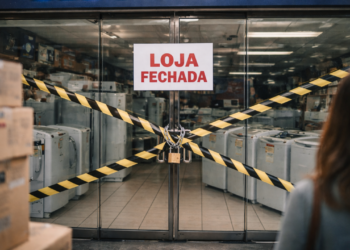 Lojas estão encerrando suas atividades
